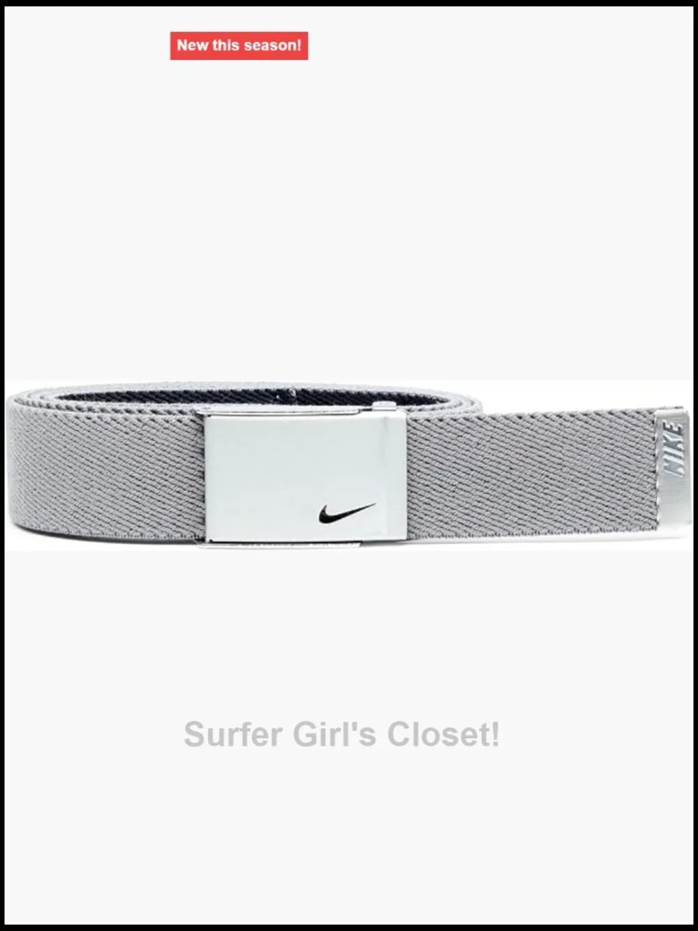 Reversible Stretch Web Belt with Nickel Buckle, Cut-to-Fit for Golf